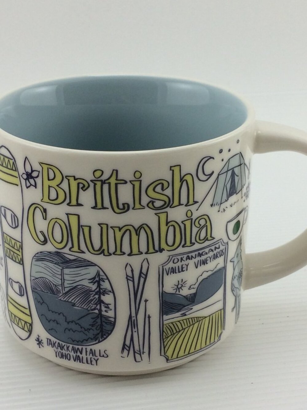 Starbucks British Columbia BC Canada Been There Coffee Tea Mug Cup